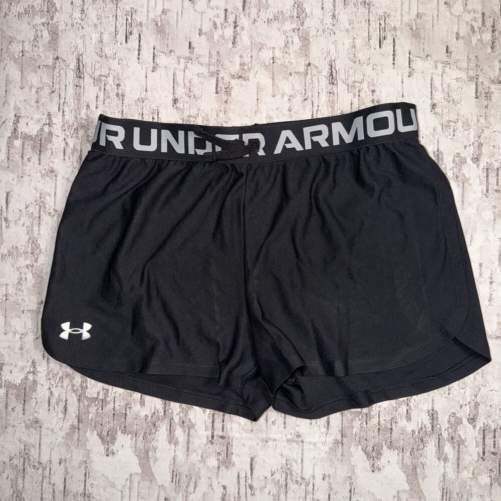 Girls Under Armour Large Loose Fit Heatgear Shorts